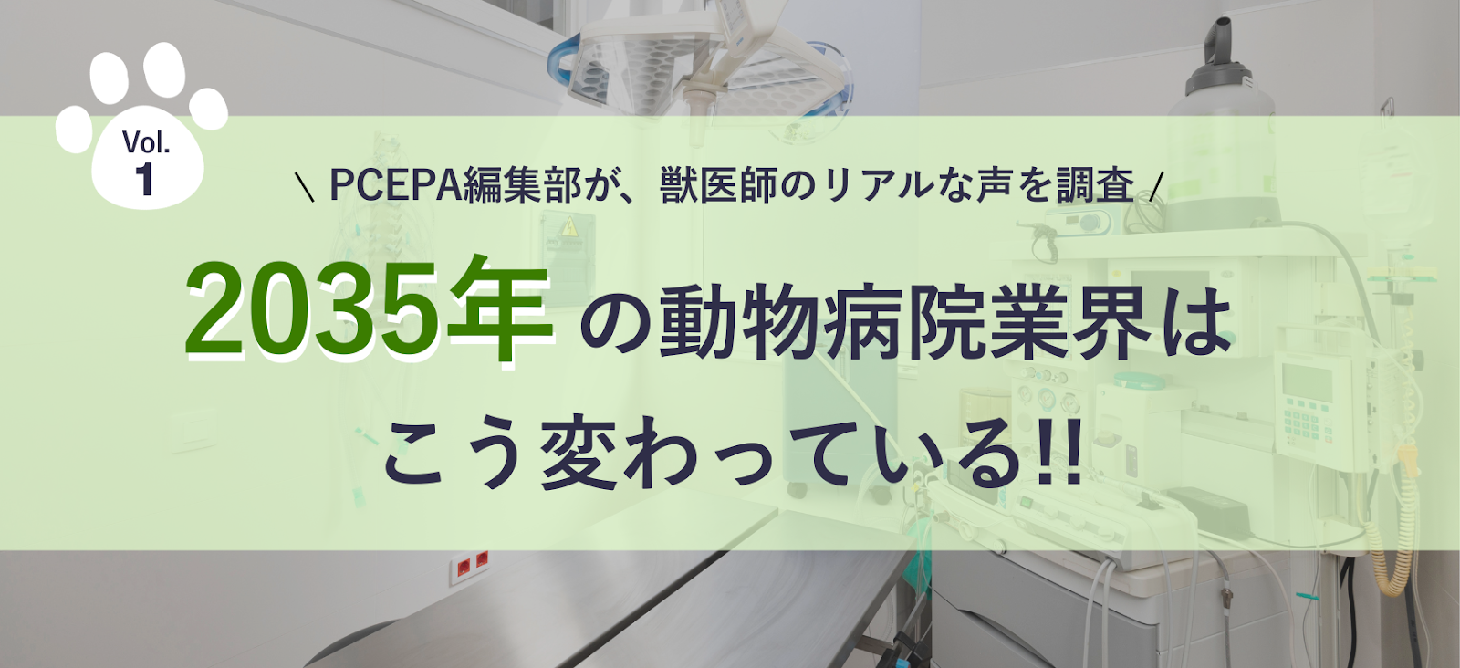 2035年の動物病院業界はこう変わっている！<br>【第1回】病院数・飼育頭数、飼い主の意識はどのように変わっているか